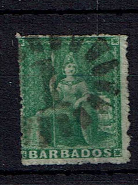 Image of Barbados SG 13 FU British Commonwealth Stamp